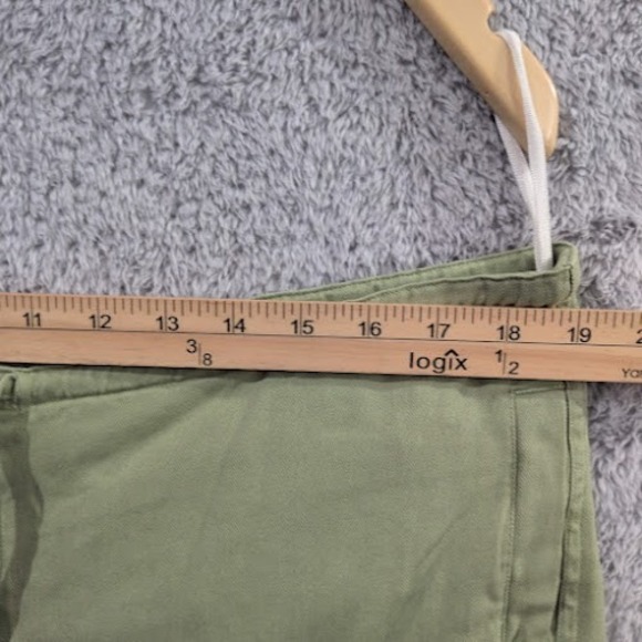 Tommy Bahama Women's Medium 100%‎ Silk Green Cropped Pants Drawstring Pockets - Picture 8 of 10